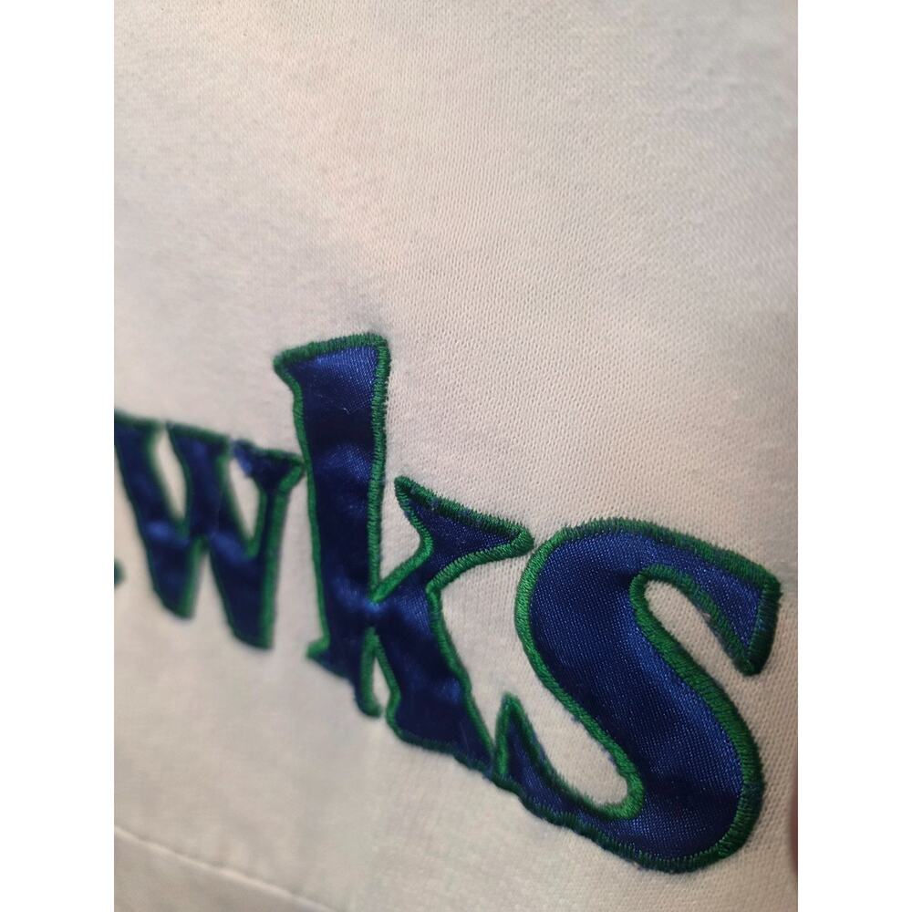 Starter Seahawks Vintage Sweatshirt Men's Large White Seattle Crewneck 90s NFL - Picture 6 of 11